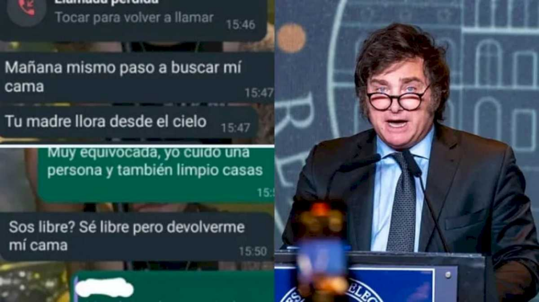 le-regalo-una-cama-hace-6-anos-y-ahora-se-la-pidio-porque-voto-a-javier-milei:-estas-mal-de-la-cabeza