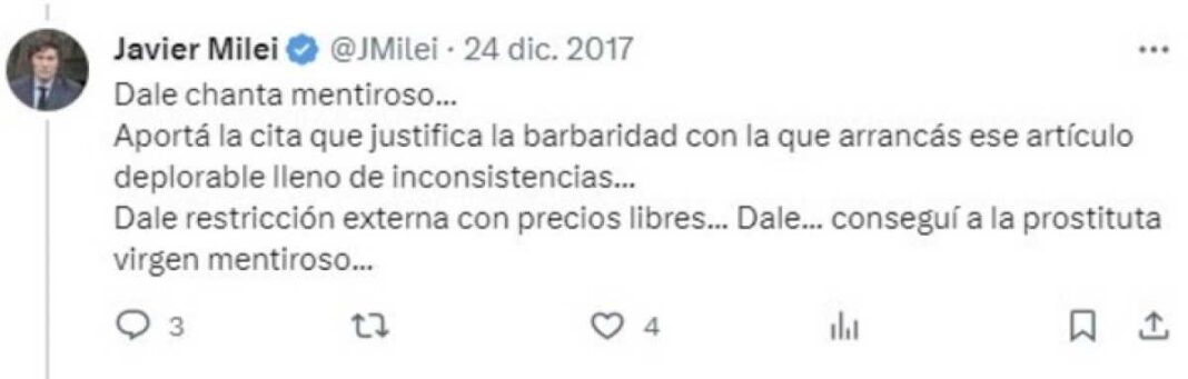 bestia,-precario-y-banana:-la-catarata-de-insultos-que-le-habia-dedicado-javier-milei-al-asesor-que-ahora-confirmo-luis-caputo