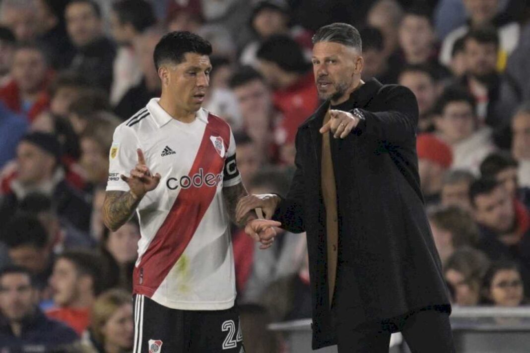 martin-demichelis-vs-enzo-perez:-por-que-se-quebro-la-relacion-entre-el-dt-de-river-y-el-idolo-que-se-fue-a-estudiantes