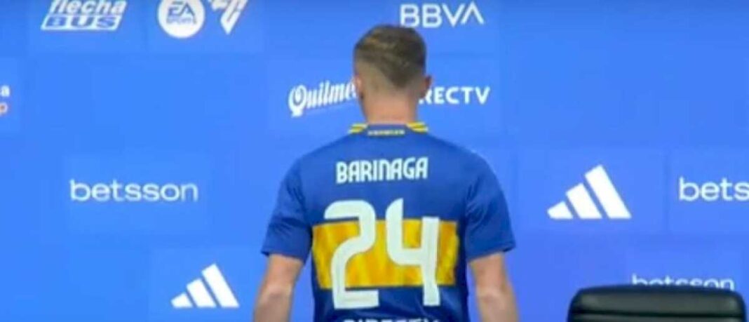 barinaga-desafio-la-tormenta-de-santa-rosa-y-se-puso-por-primera-vez-la-camiseta-de-boca:-me-encontre-con-un-club-hermoso