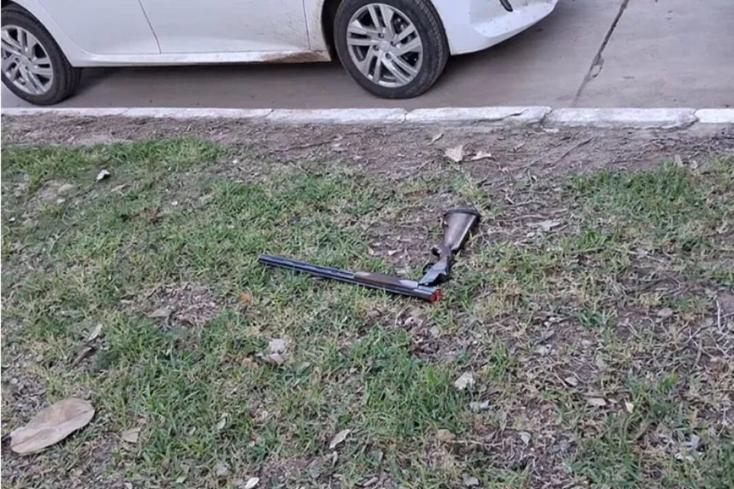 Fachada de la Escuela N° 40 en San Cristóbal, Santa Fe, donde ocurrió el tiroteo.