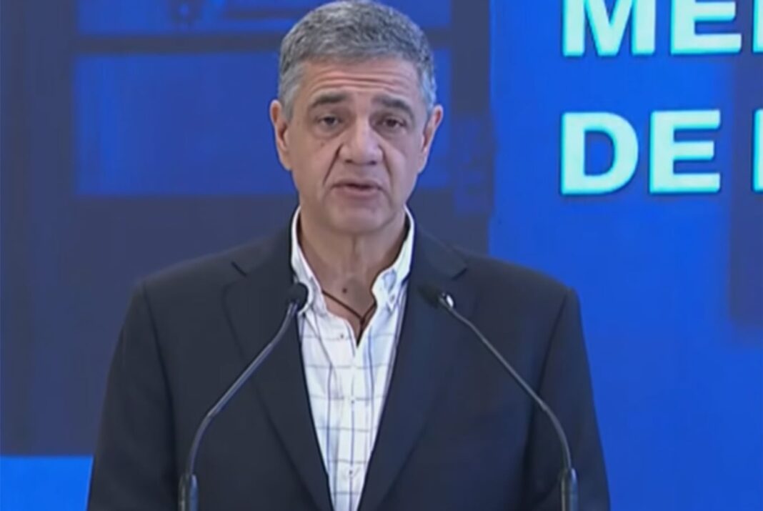 Jefe de Gobierno Jorge Macri en conferencia de prensa sobre seguridad escolar