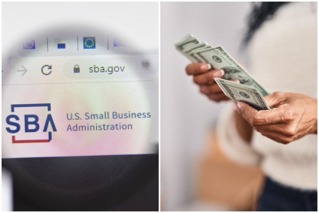 Gráfico representando préstamos y una tarjeta de residencia verde (green card) de EE.UU.