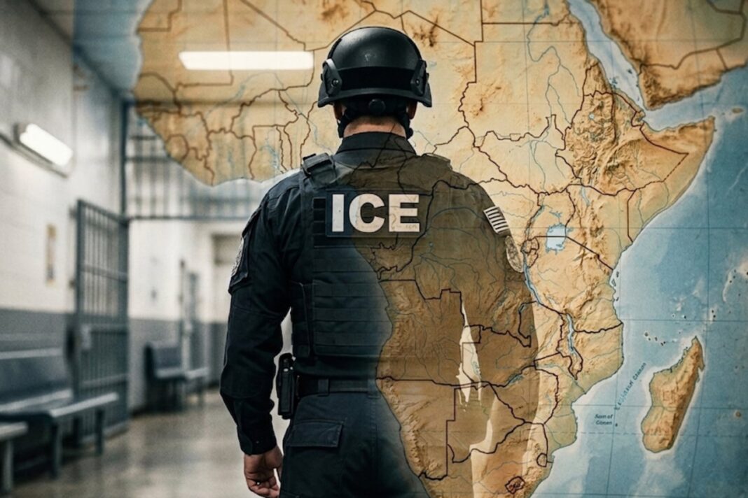 Migrantes latinoamericanos deportados por Estados Unidos a África