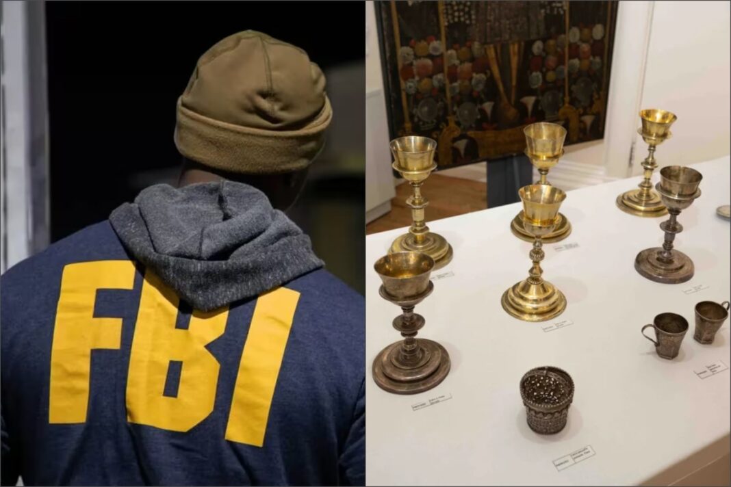 Ceremonia de entrega de objetos históricos peruanos por parte del FBI en la embajada de Perú en Washington D.C.