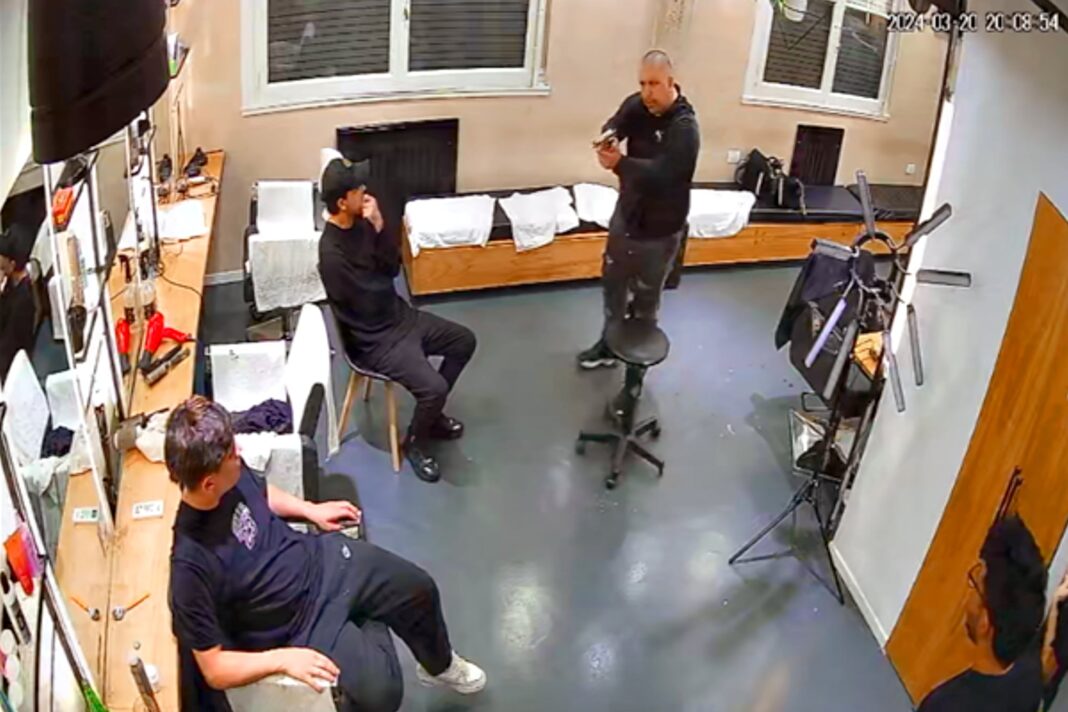 Tribunales de Justicia donde se desarrolla el juicio por el crimen en la peluquería de Recoleta.