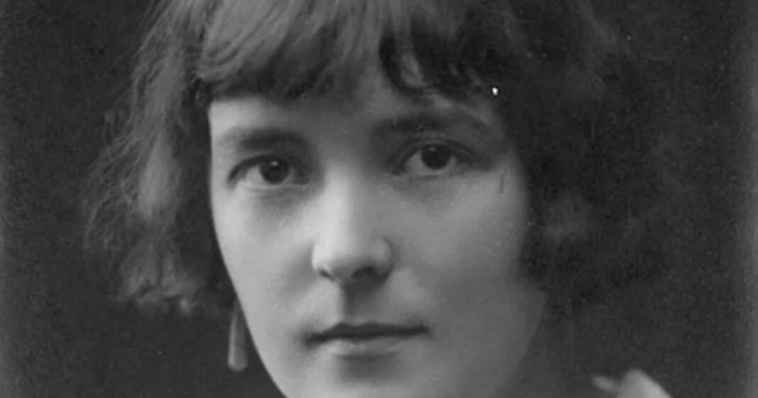 Retrato de la escritora Katherine Mansfield.
