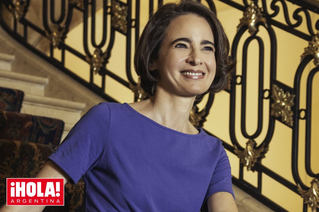 Laurence Debray, escritora francesa, durante su visita a Buenos Aires.