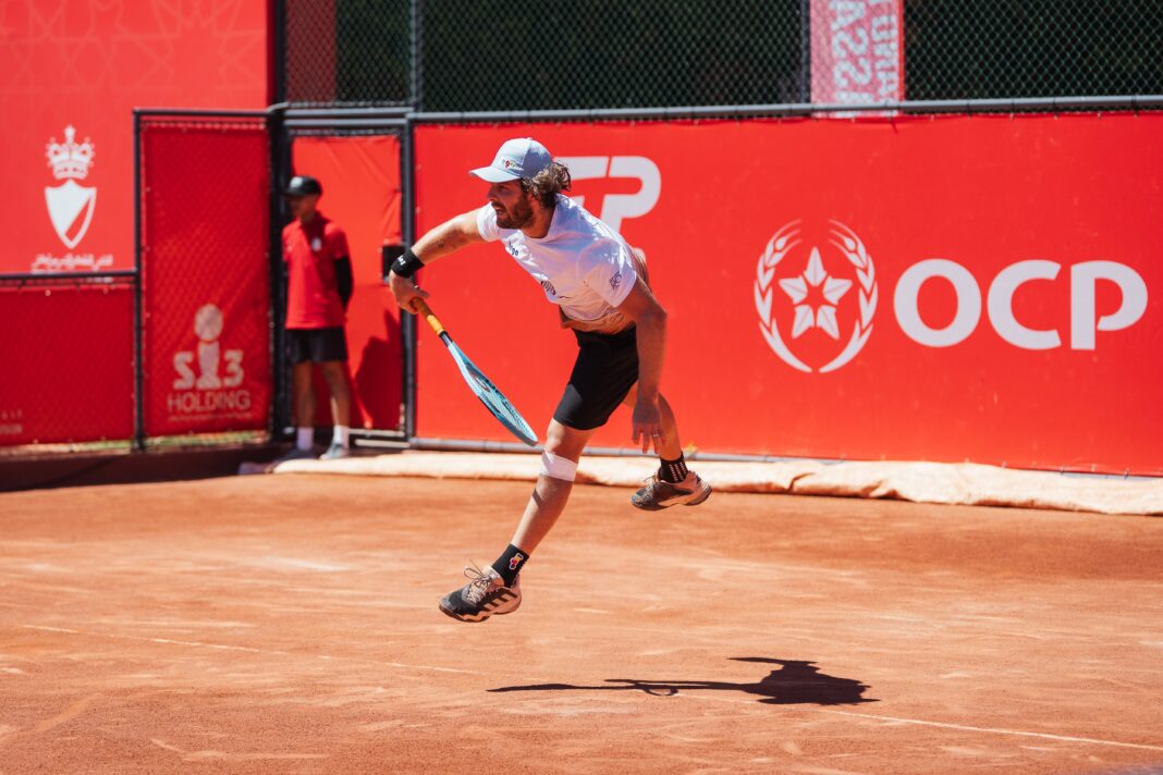 Marco Trungelliti celebra su victoria en las semifinales del ATP 250 de Marrakech.