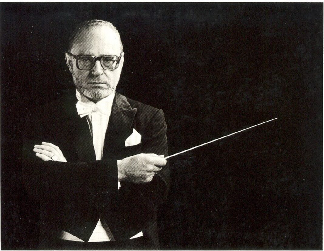 Retrato del director de orquesta Michael Gielen