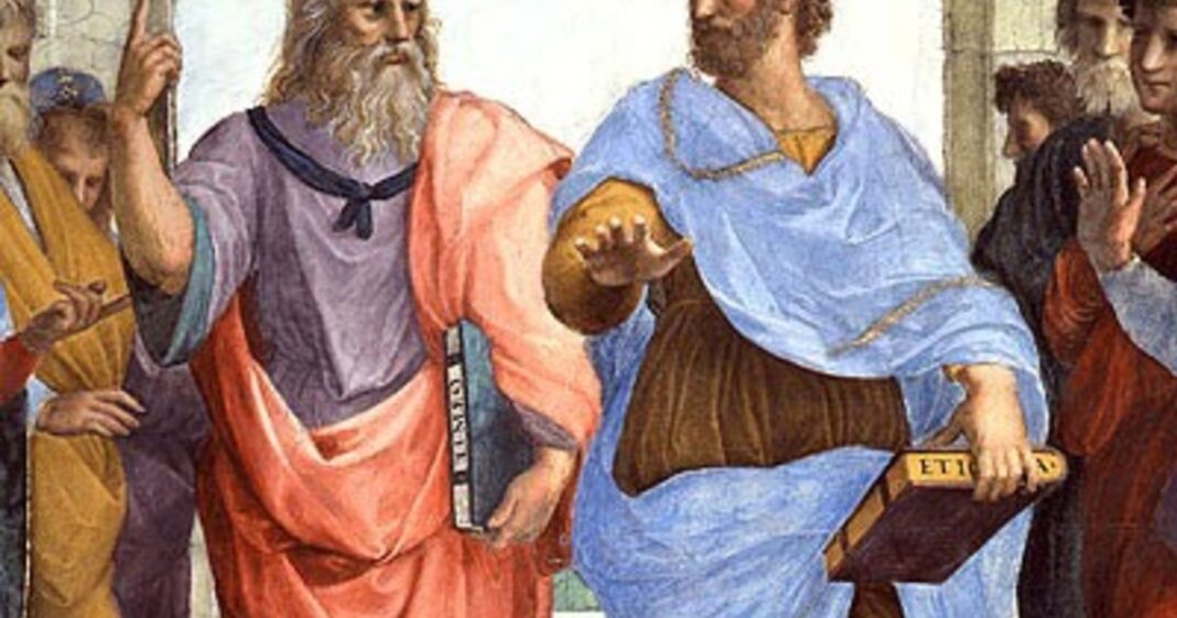 Representación artística de Platón, filósofo de la Antigua Grecia.