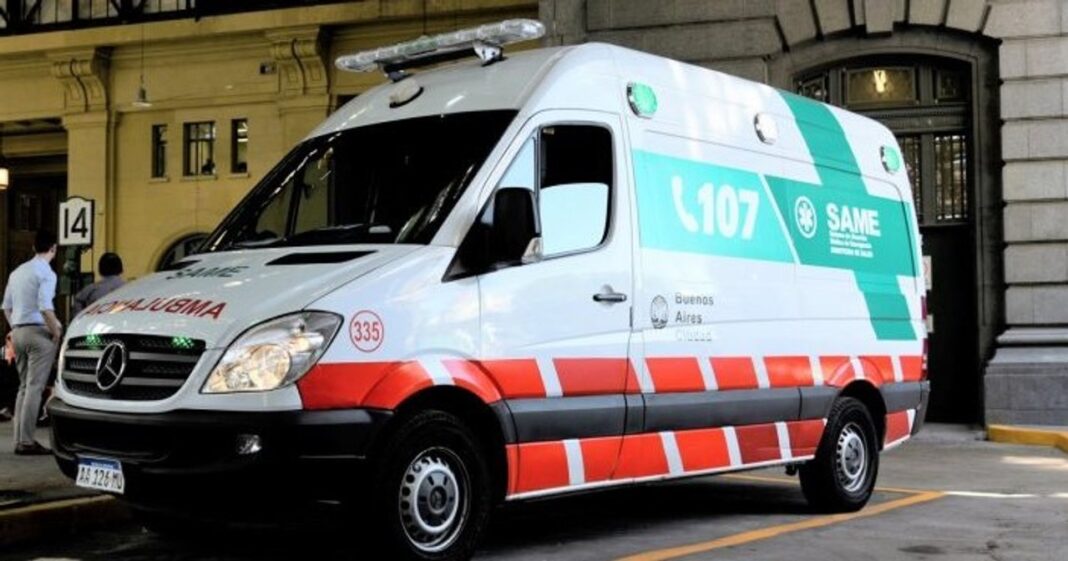 Fotografía SAME en el lugar del accidente