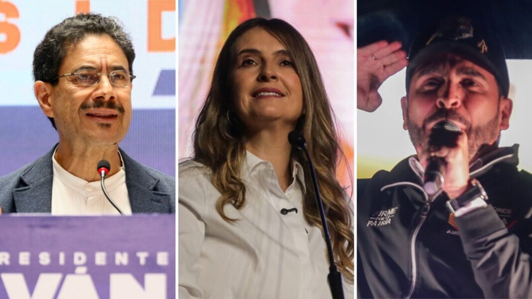 Multitud en acto de cierre de campaña de candidato presidencial en Colombia