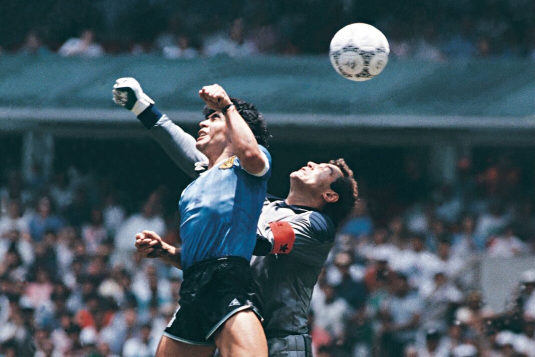 Afiche del documental El partido sobre el Argentina-Inglaterra de 1986