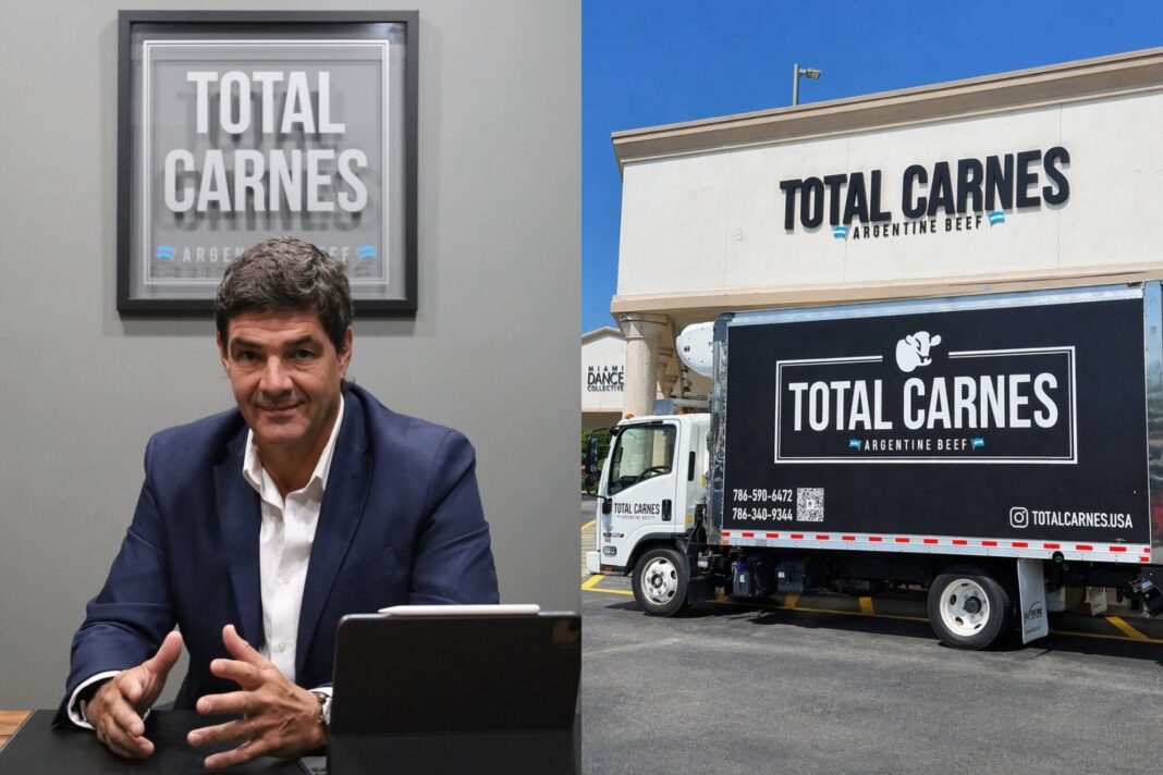 Tienda Total Carnes en Miami con cortes de carne argentinos envasados al vacío