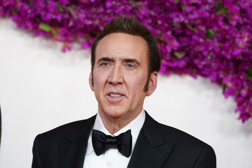 Nicolas Cage en la alfombra roja