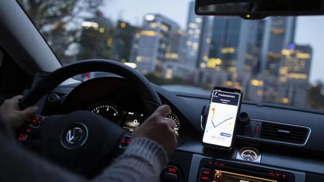 Vehículos de Uber, Cabify y taxis en la Ciudad de Buenos Aires