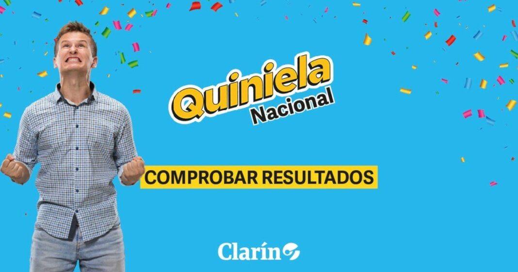 Números ganadores del sorteo de la Quiniela Nacional