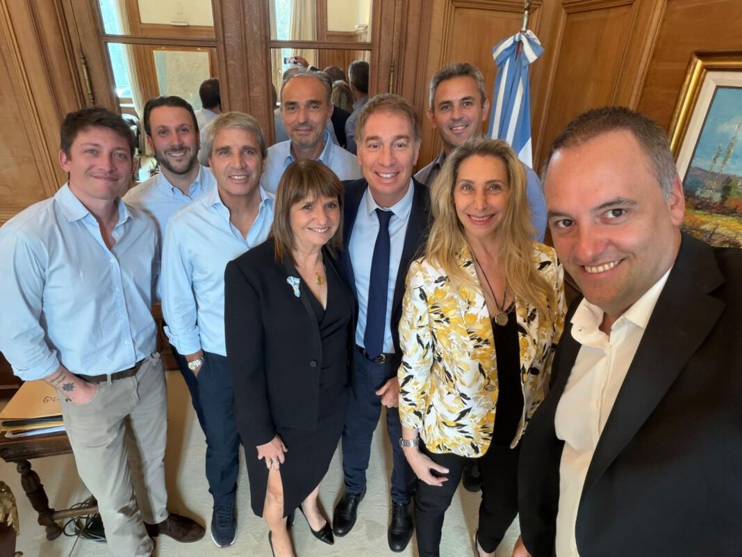 Reunión de la mesa política del Gobierno en la Casa Rosada