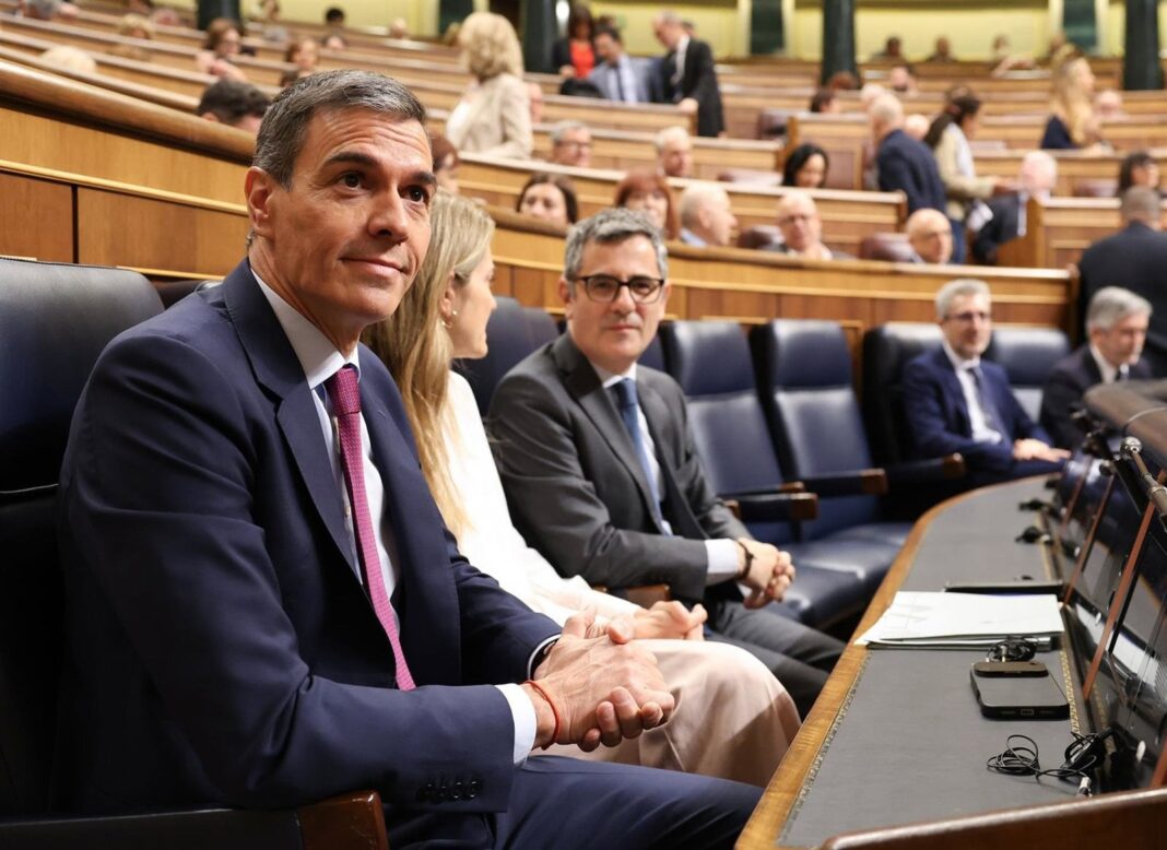 Sesión en el Congreso de los Diputados de España