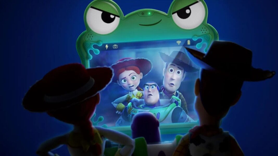 Póster de Toy Story 5 con Woody y Buzz Lightyear