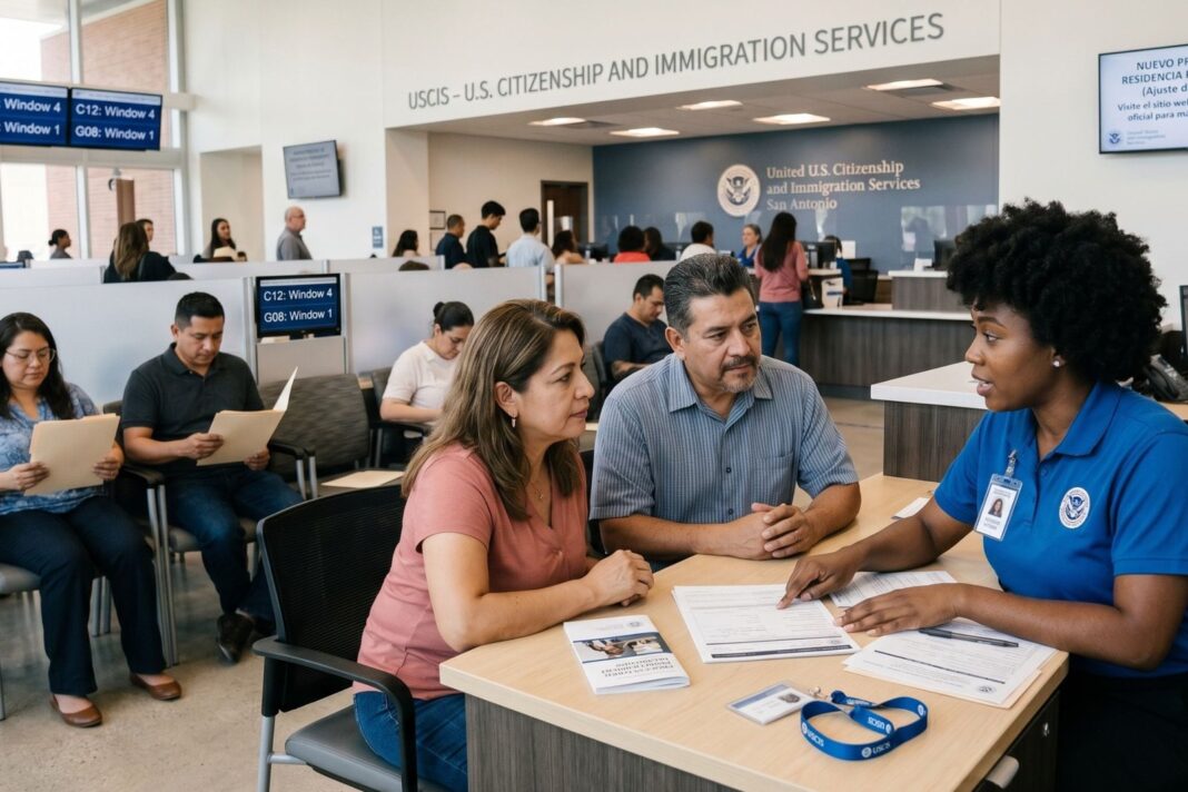 Sello del Servicio de Ciudadanía e Inmigración de Estados Unidos (Uscis)