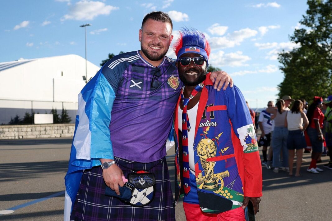 Estadio Boston en Foxborough durante el partido Escocia vs Haití por el Mundial 2026
