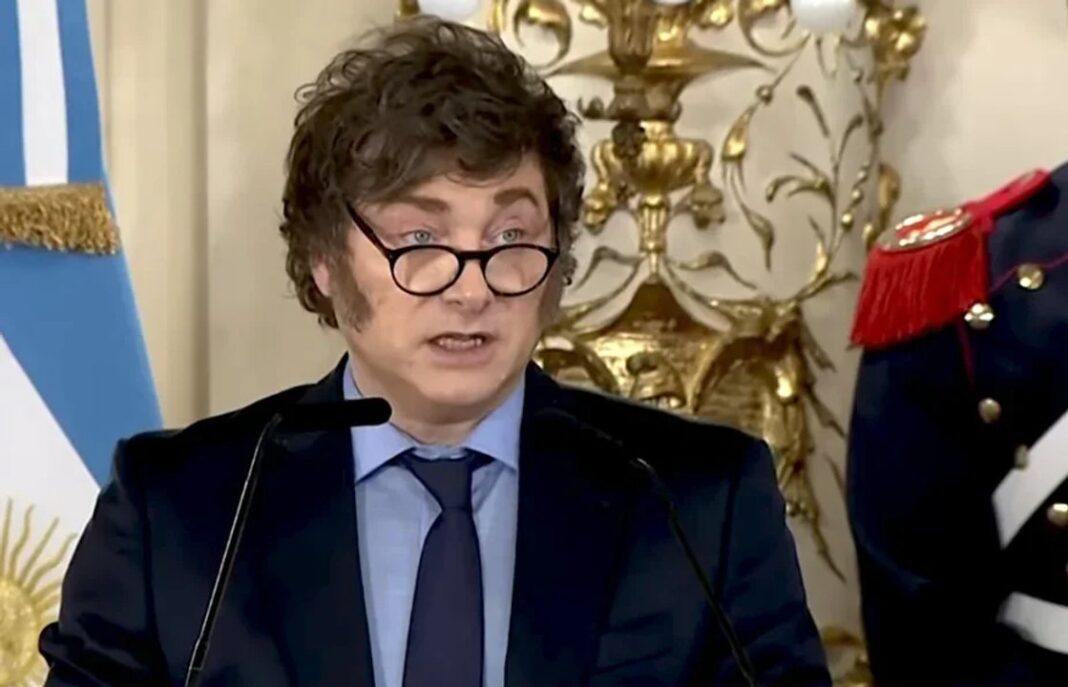 El presidente Javier Milei