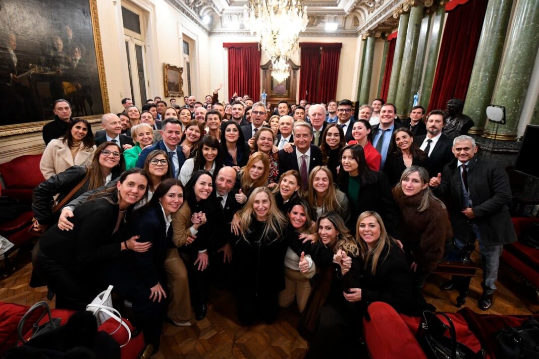 Karina Milei en la Cámara de Diputados durante la votación del Súper RIGI