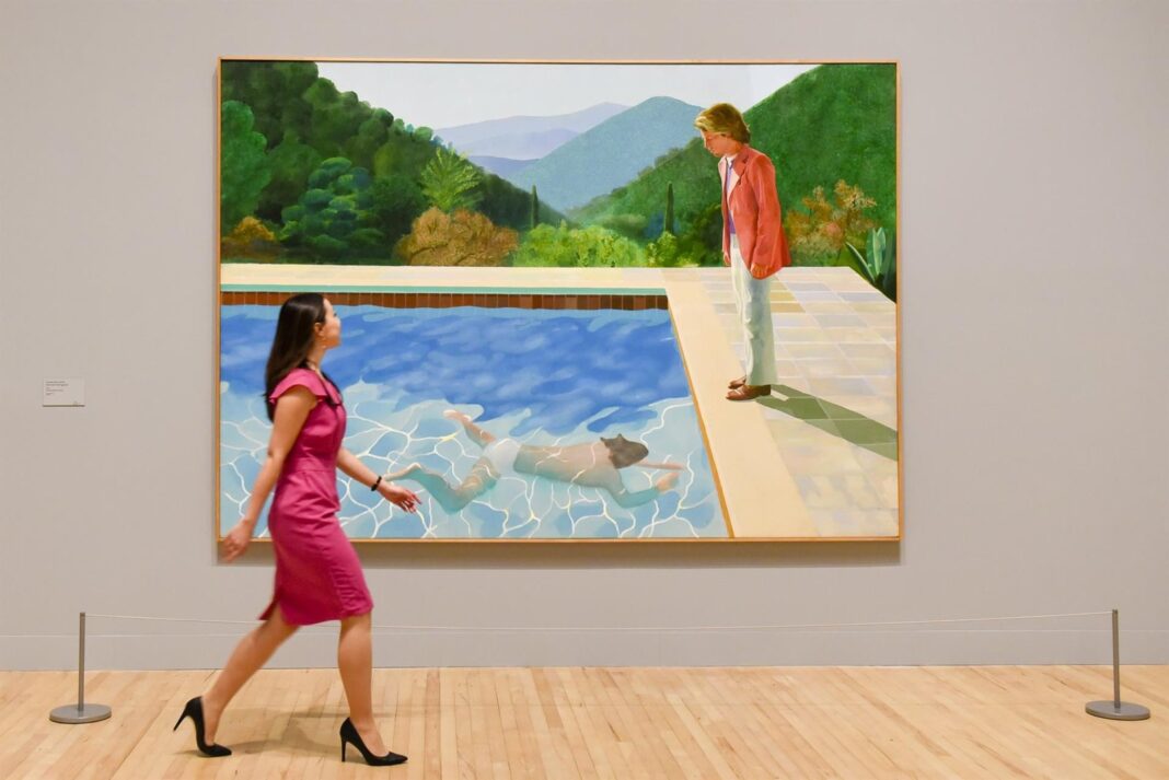 David Hockney en su estudio