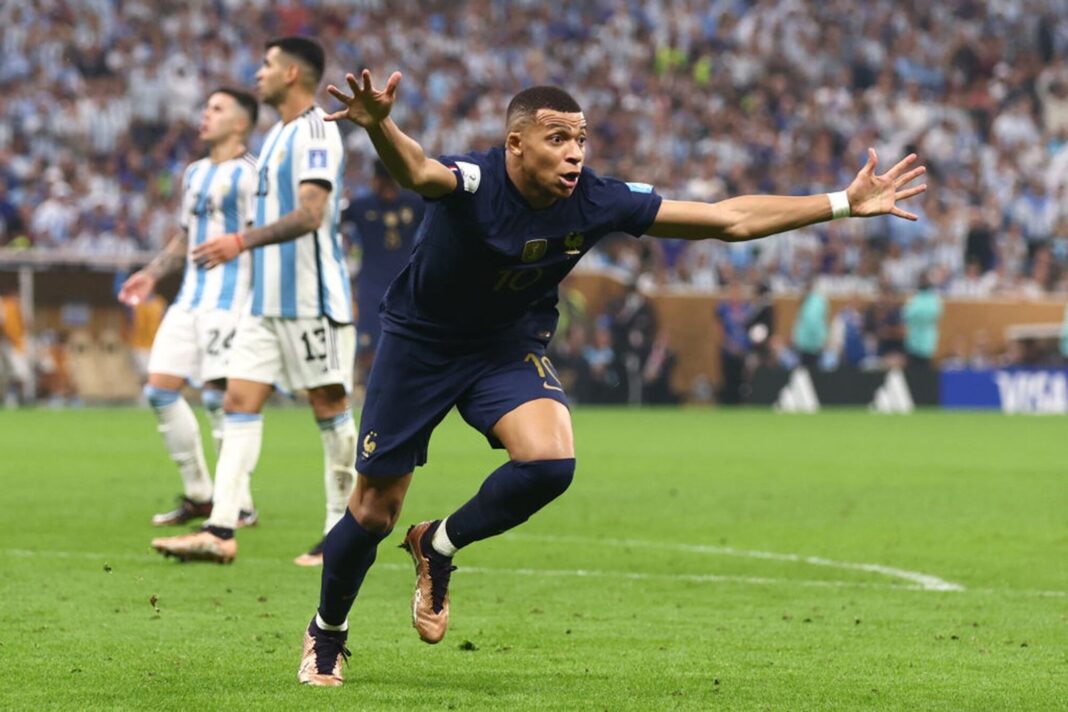 Kylian Mbappé durante la final del Mundial Qatar 2022