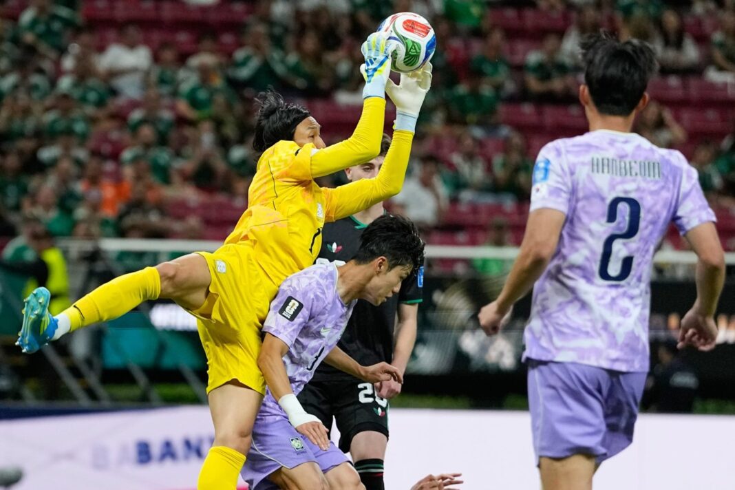 Jugadores de México celebran el gol de Luis Romo ante Corea del Sur en el Mundial 2026
