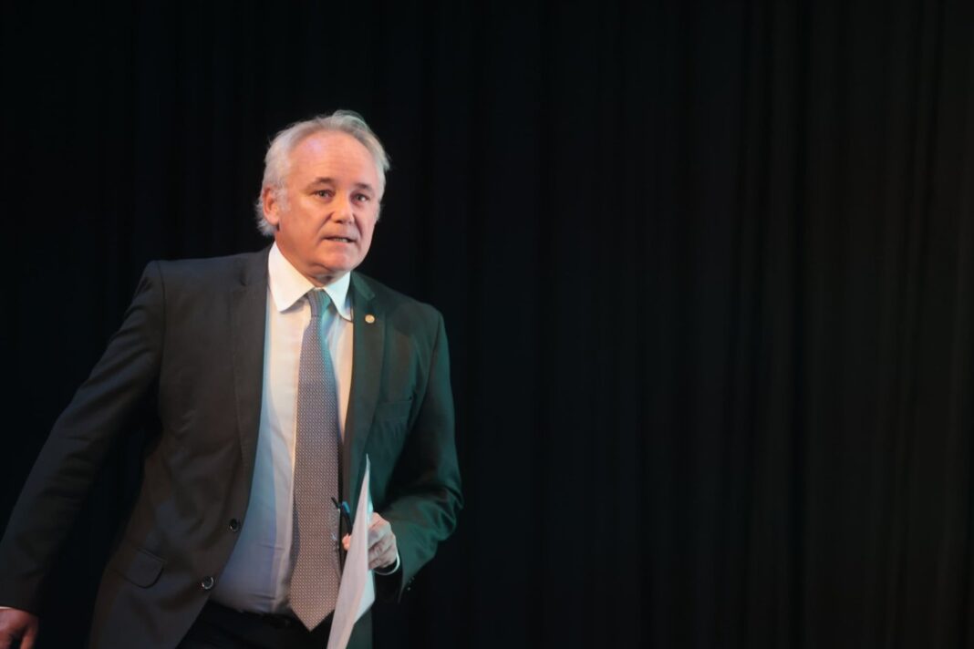 Vladimir Werning, vicepresidente del Banco Central, durante el debate sobre el futuro del crédito