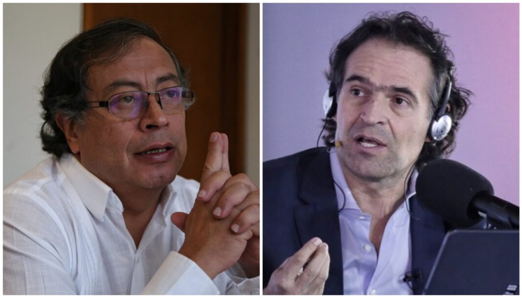 Gustavo Petro durante alocución en Casa de Nariño