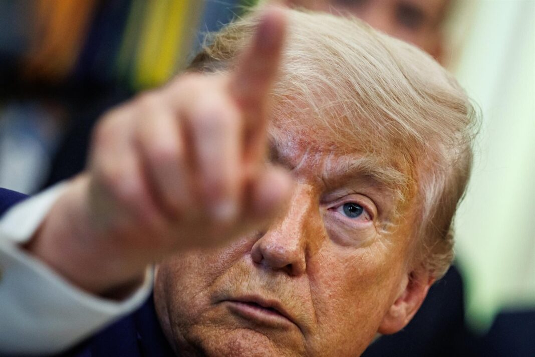 Presidente Donald Trump en entrevista con The Wall Street Journal