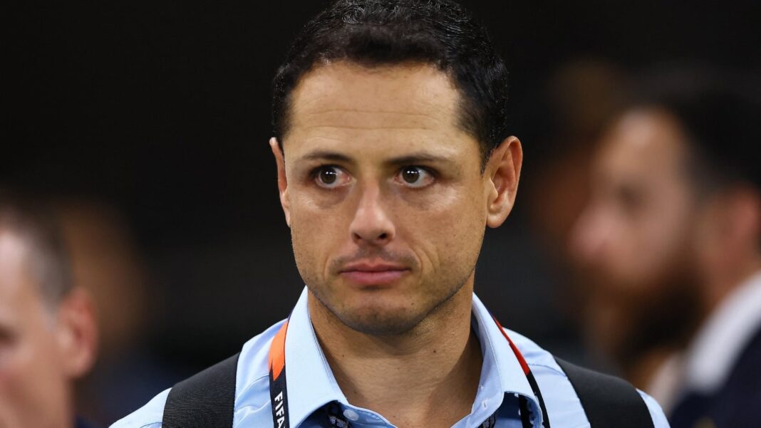 Javier Chicharito Hernández durante conferencia de prensa con Dallas FC