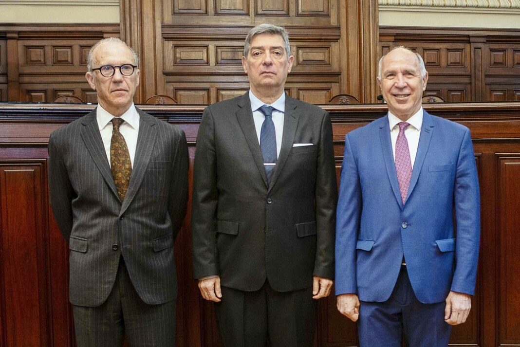 Fachada de la Corte Suprema de Justicia de la Nación en Buenos Aires