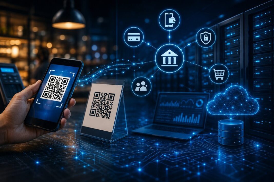 Gráfico de barras que muestra el crecimiento de las transferencias por QR en Argentina