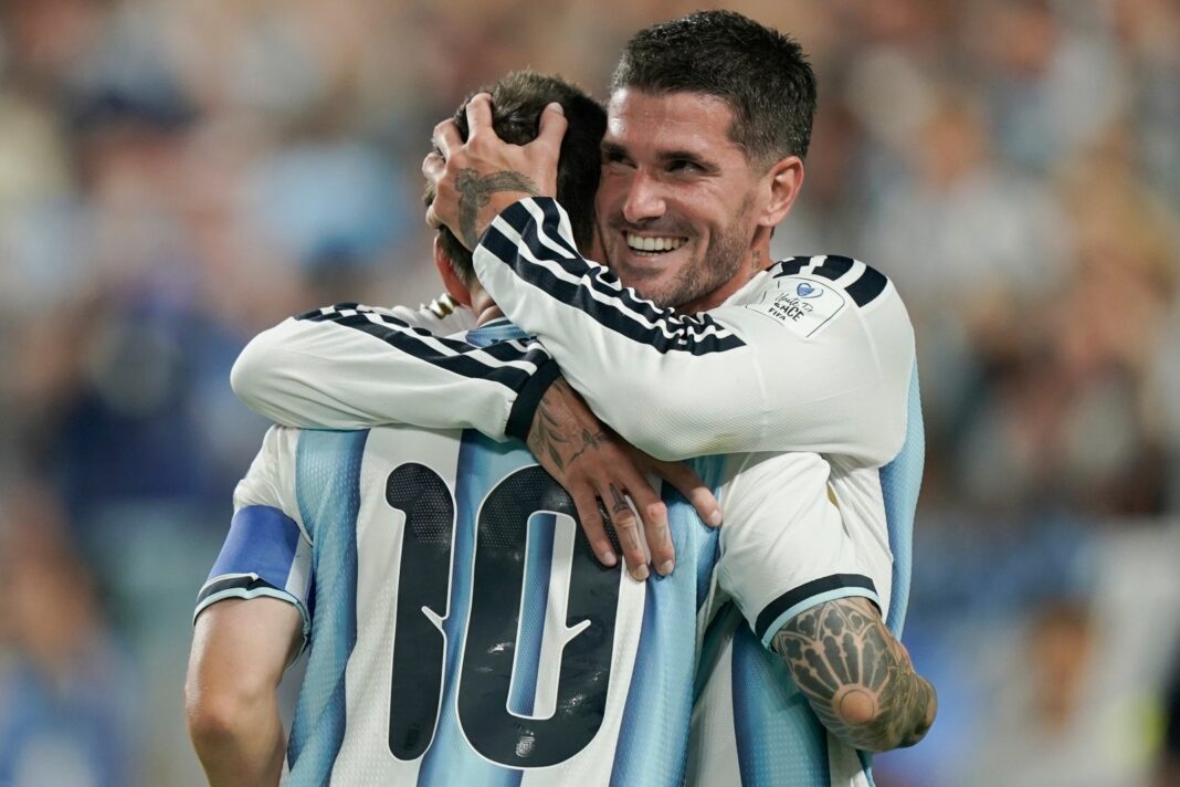 Jugadores de la selección argentina en la final del Mundial 2026