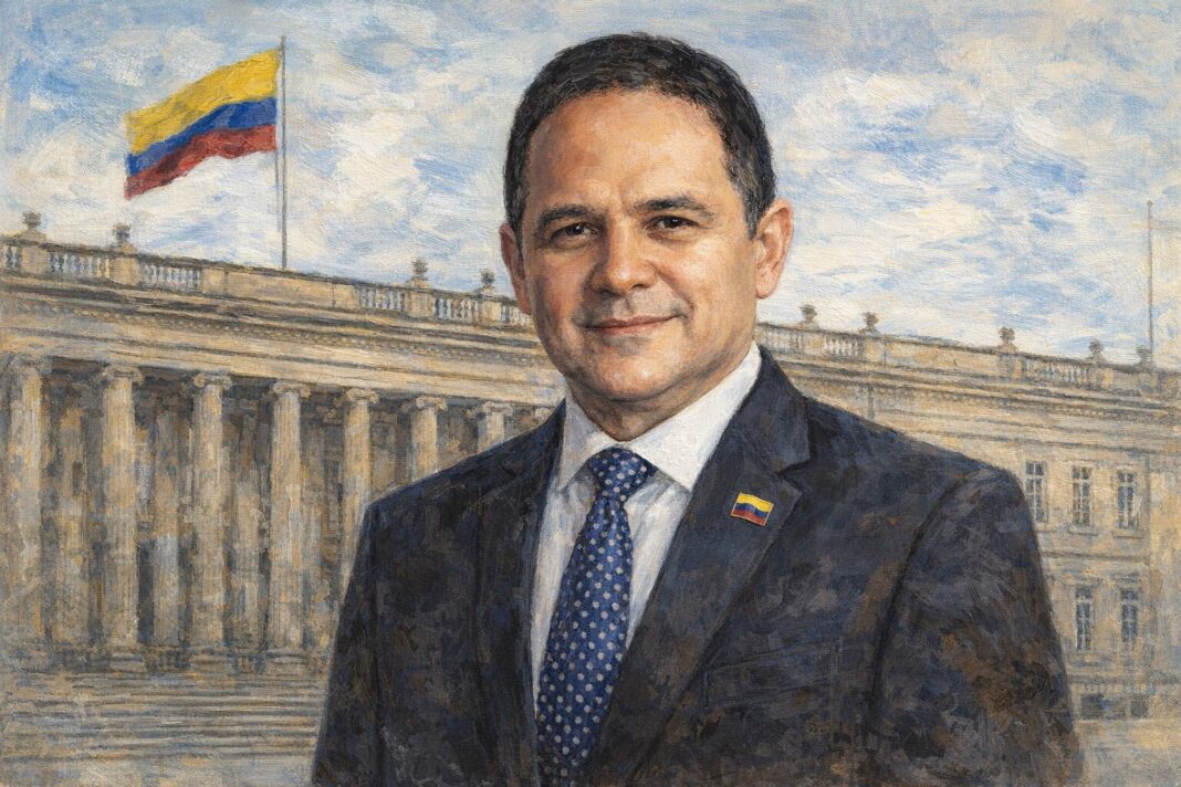 Honorio Henríquez en entrevista hablando sobre su elección como presidente del Senado