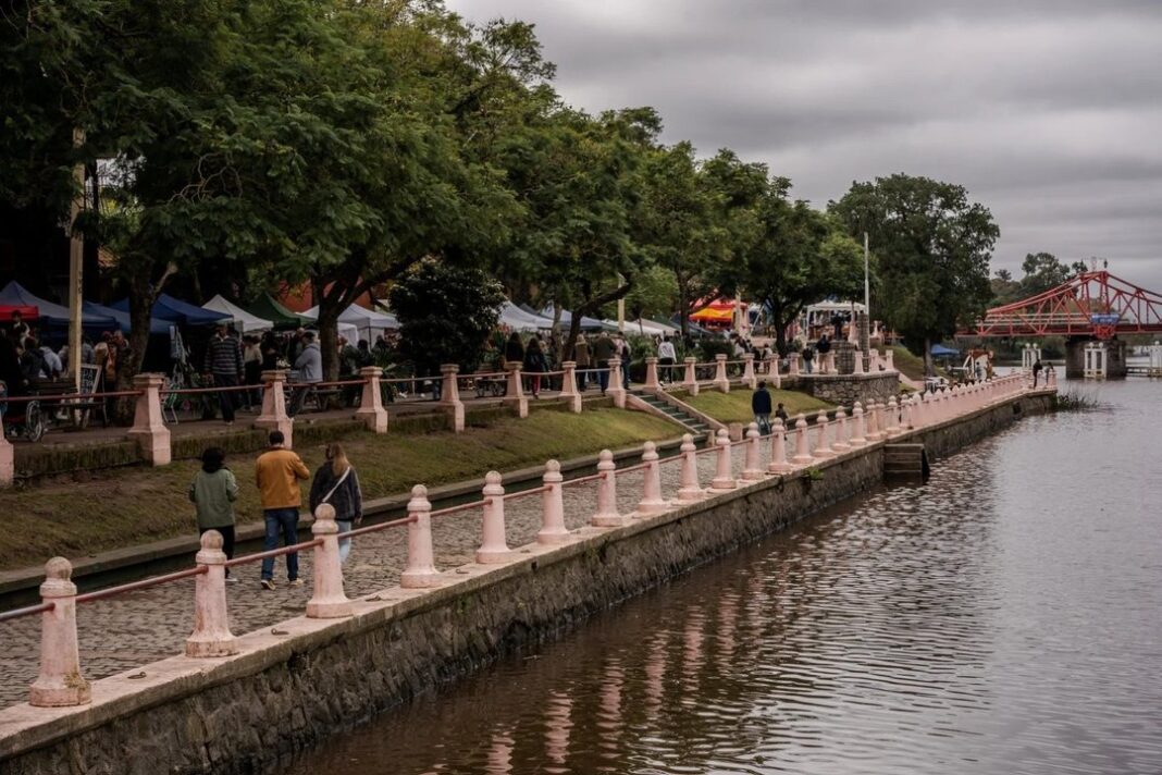 Lancha de Líneas Delta Argentino navegando por el Delta del Paraná