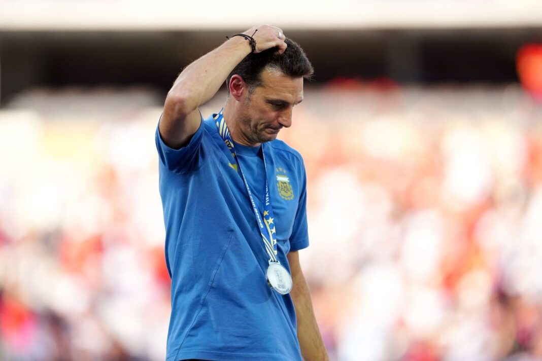 Lionel Scaloni en la final del Mundial 2026