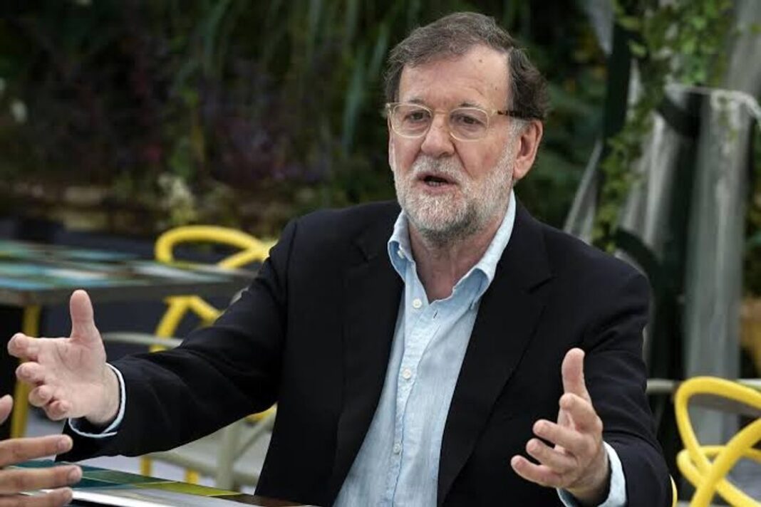 Mariano Rajoy durante una entrevista