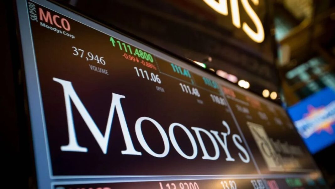 Gráfico de calificaciones crediticias de Moody's