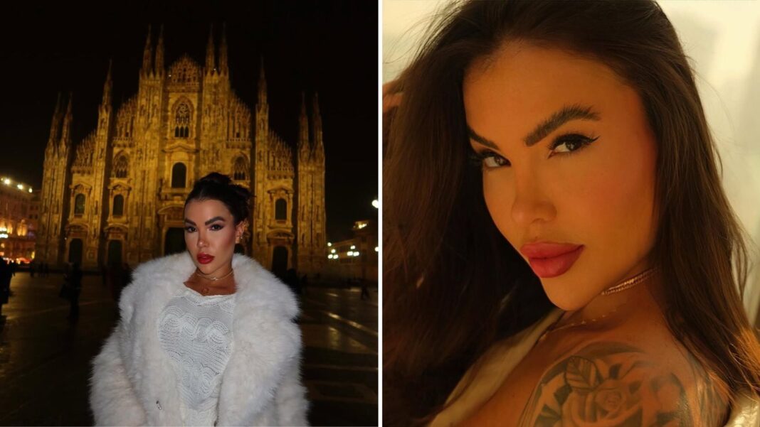 Fotografía de la influencer brasileña Kauana Bilhar