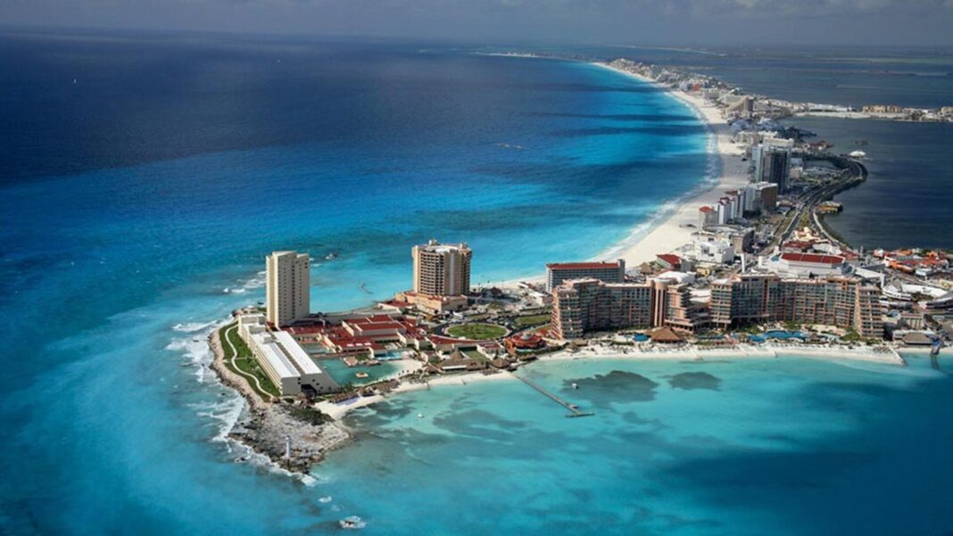 Mapa del clima en Cancún