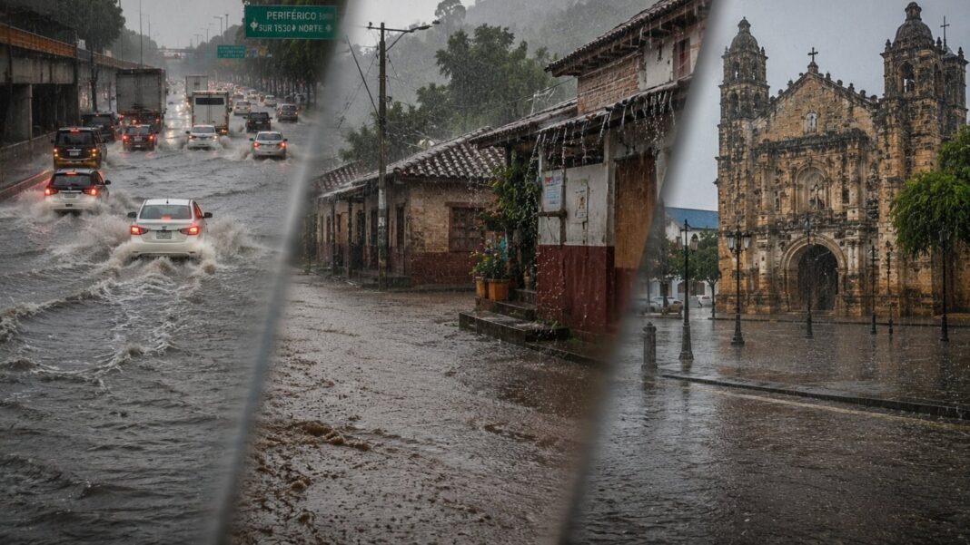 Mapa del pronóstico de lluvias en México para el 11 de julio