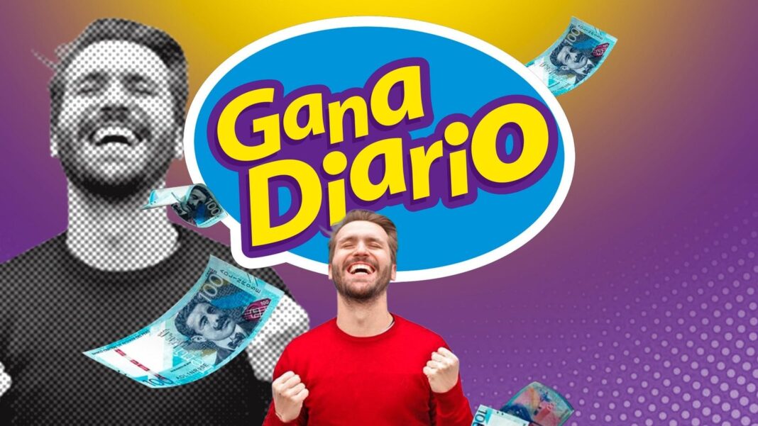 Boleto de Gana Diario con números ganadores del sorteo 4633