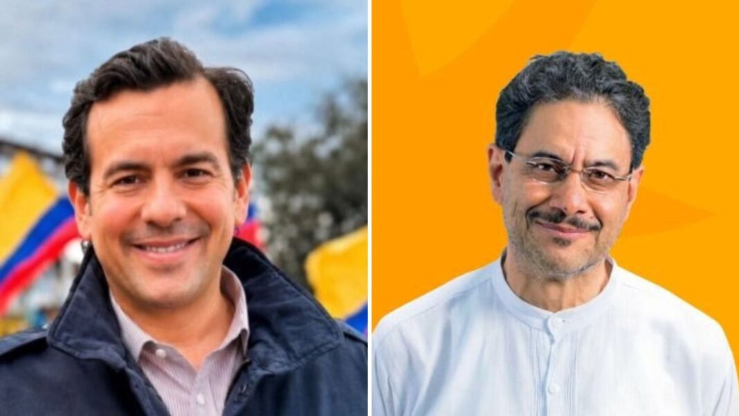 Rodrigo Lara e Iván Cepeda en fotos de archivo