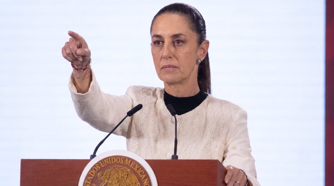 Claudia Sheinbaum durante conferencia de prensa matutina